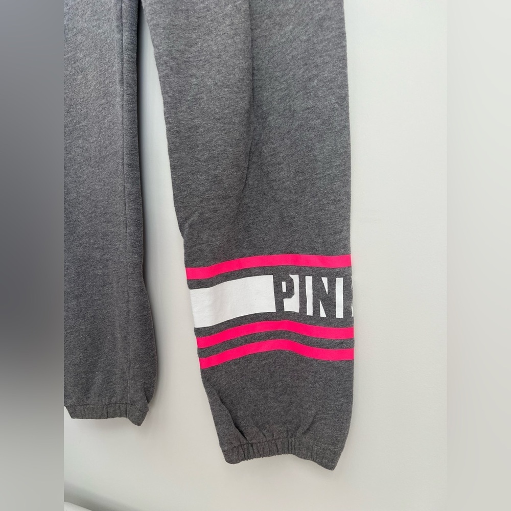 PINK Victoria's Secret Kids Joggers with Pink Stripe - Picture 2 of 6